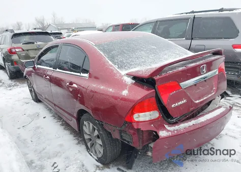 2011 Honda Civic Ex-L from USA, damaged, VIN 2HGFA1F91BH518282